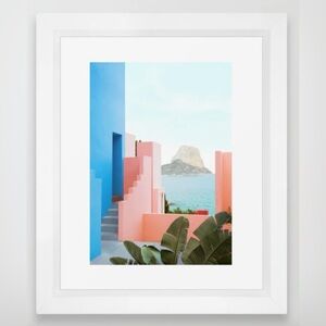 Paul Fuentes 20” x 26” Muralla Roja 3 Framed Art Print